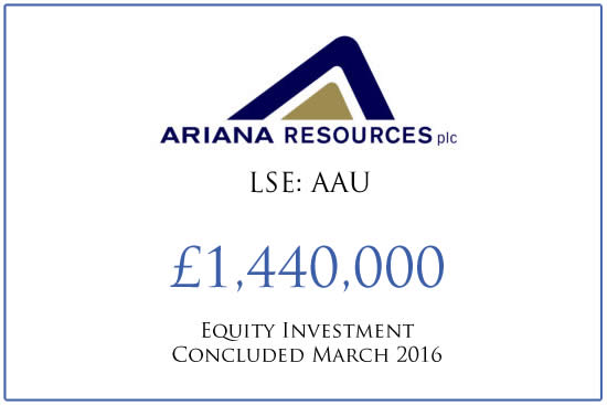 Ariana Resources (LSE: AAU)